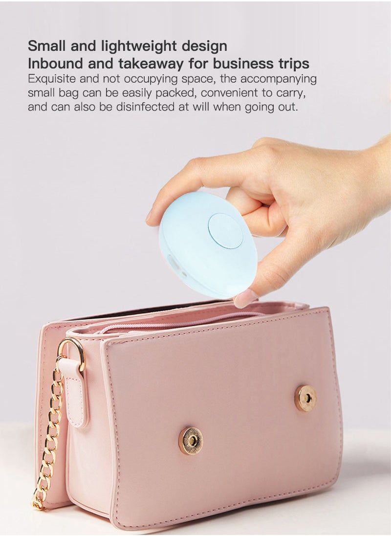 Toothbrush Sanitizer, UVC Toothbrush Sterilizer Covers with Holder, Rechargeable Travel Home Toothbrush Cleaner Case for All Electric and Manual Toothbrushes