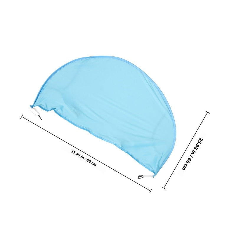Universal Foldable Stroller Sunshade Canopy with Adjustable Angle UV Protection Rain Shield - Image 3
