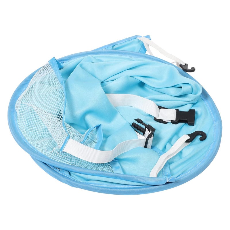 Universal Foldable Stroller Sunshade Canopy with Adjustable Angle UV Protection Rain Shield - Image 1