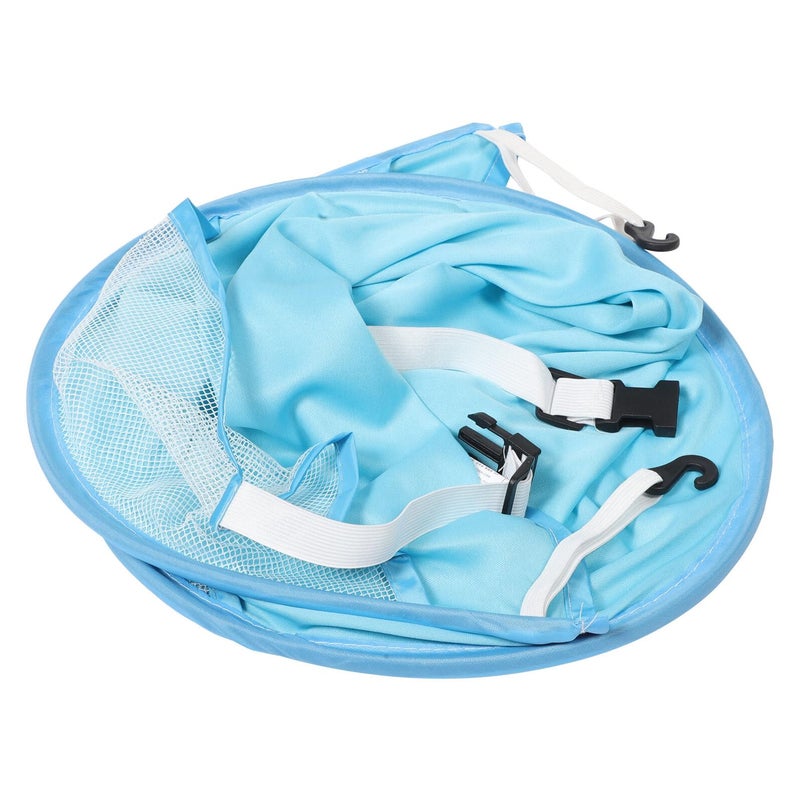 Universal Foldable Stroller Sunshade Canopy with Adjustable Angle UV Protection Rain Shield - Image 2