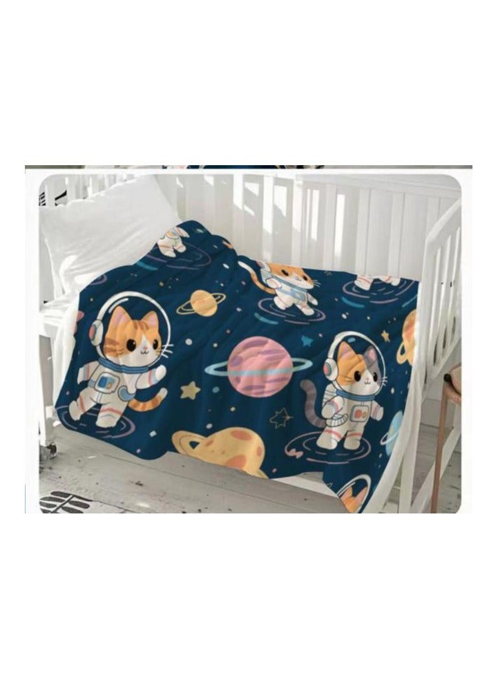 general Flannel thin blanket (warm and comfortable, suitable for sleep, gaming, dust removal and sandproof) 150cm*200cm - 836 - Image 3