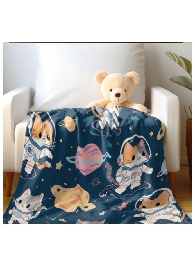 general Flannel thin blanket (warm and comfortable, suitable for sleep, gaming, dust removal and sandproof) 150cm*200cm - 836 - Image 5