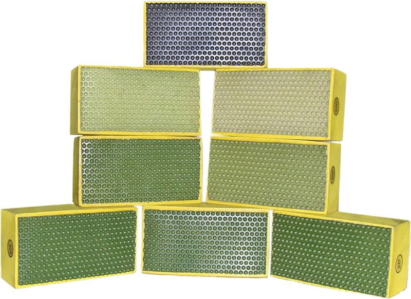STADEA STADEA Diamond Hand Polishing Pads for StoneConcrete  Set of 8 Pcs  - Image 1
