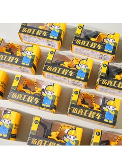 Kids Toy Excavator Dump Truck Model Set for Birthday Boxed) Pull back engineering vehicle