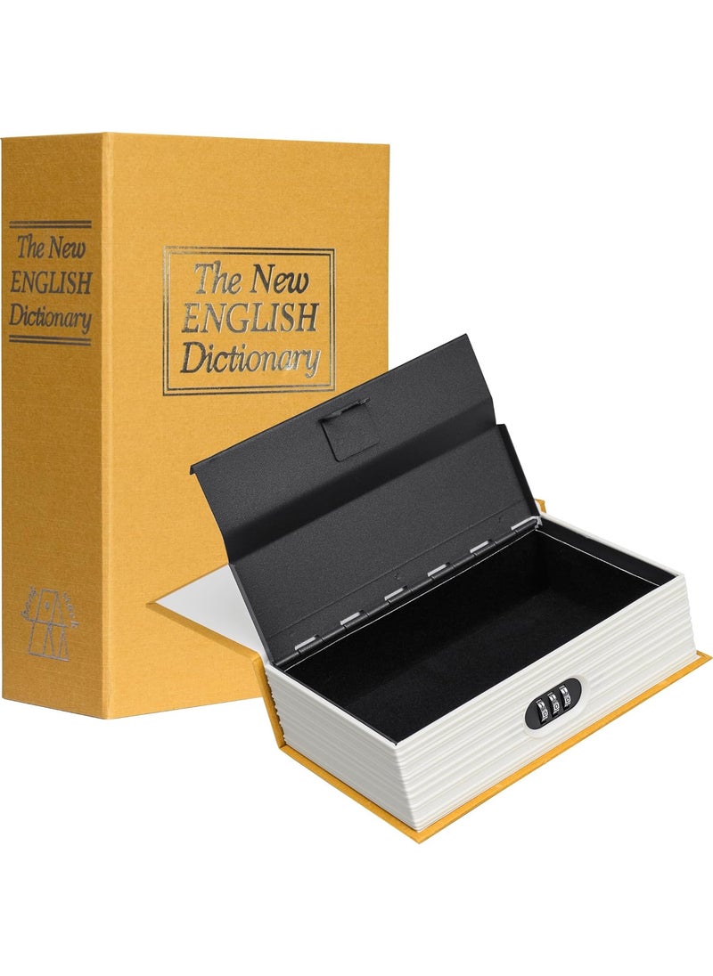 BARSKA Barska Portable Diversion Book Safe Secret Hidden Storage Lock Box  Combo Dictionary  - Image 1