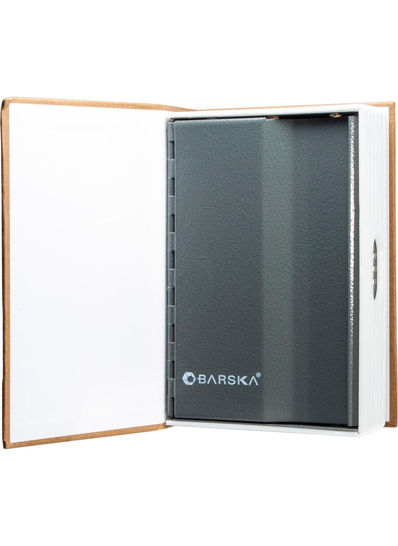 BARSKA Barska Portable Diversion Book Safe Secret Hidden Storage Lock Box  Combo Dictionary  - Image 5