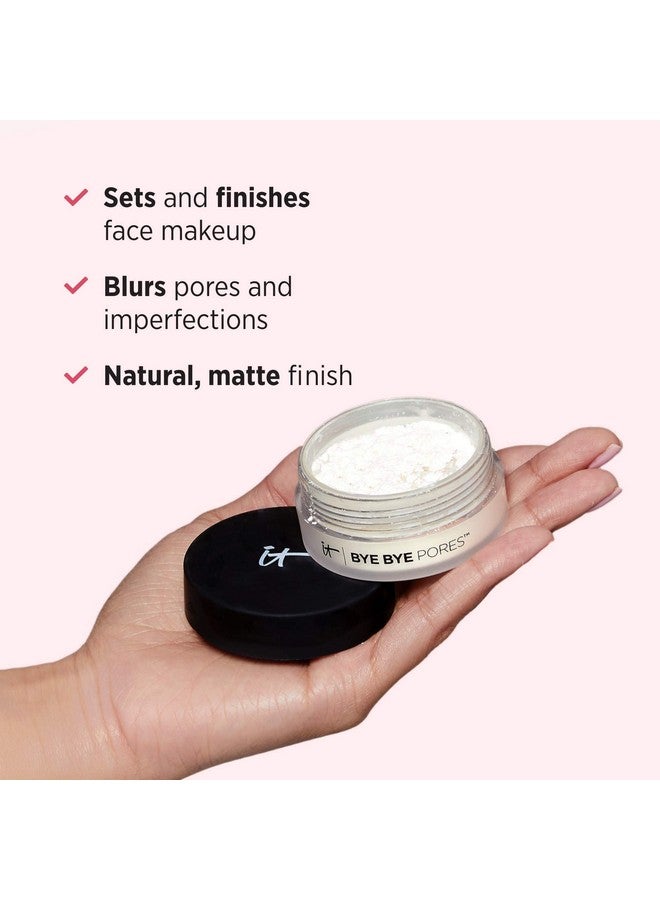 IT COSMETICS Bye Bye Pores Poreless Finish Airbrush Powder Universal Translucent Shade Contains Anti Aging Peptides Silk Hydrolyzed Collagen & Antioxidants 0.23 Oz - Image 5