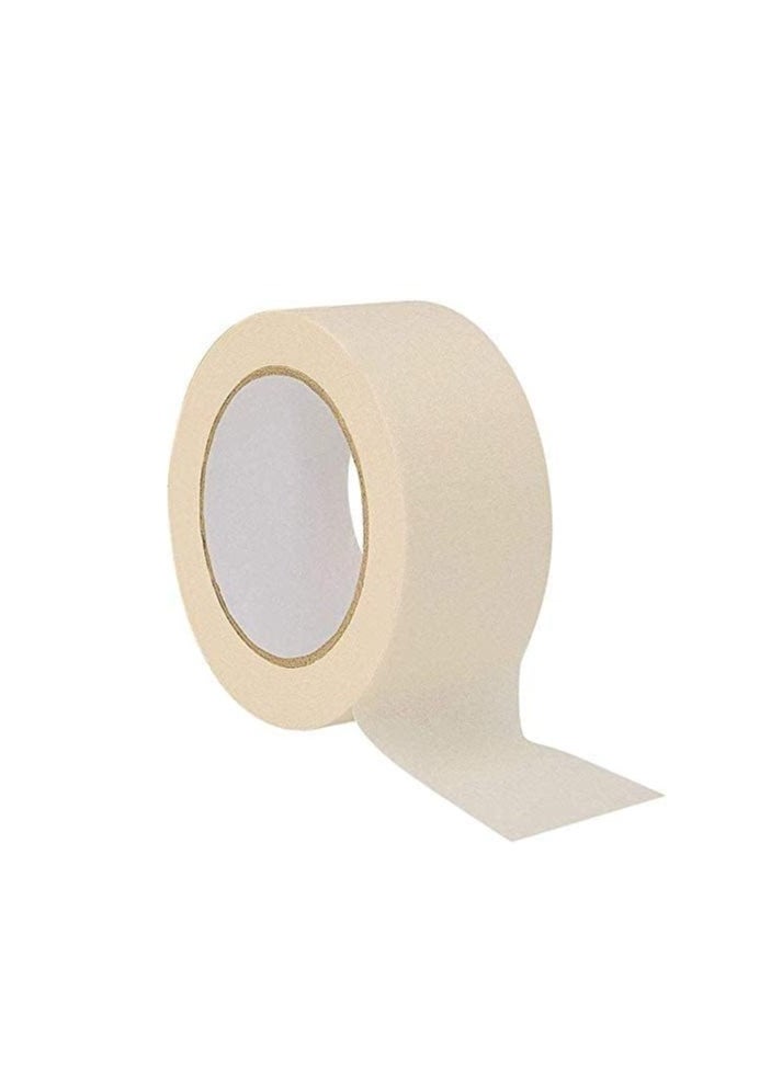Libra Libra Heavy Duty Masking Tape (Ivory,2in x 20 Yard) Pack of 6  - Image 2