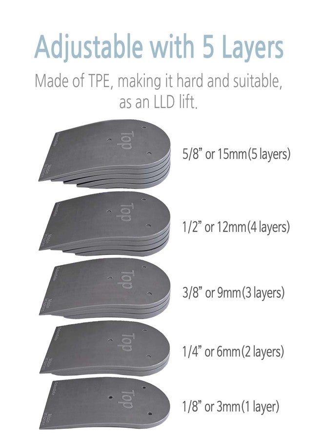 BalanSole Adjustable Leg Length Discrepancy Heel Lifts Inserts Insoles (Large) - Image 3