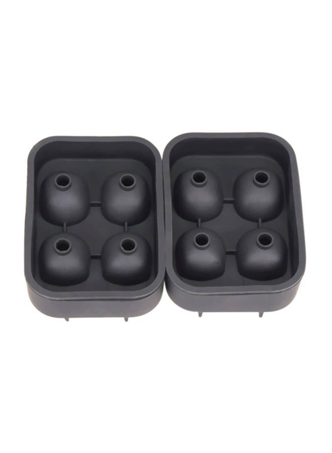 NIBEMINENT Skull Shaped Silicone Ice Cube Tray Black 13centimeter  - Image 2