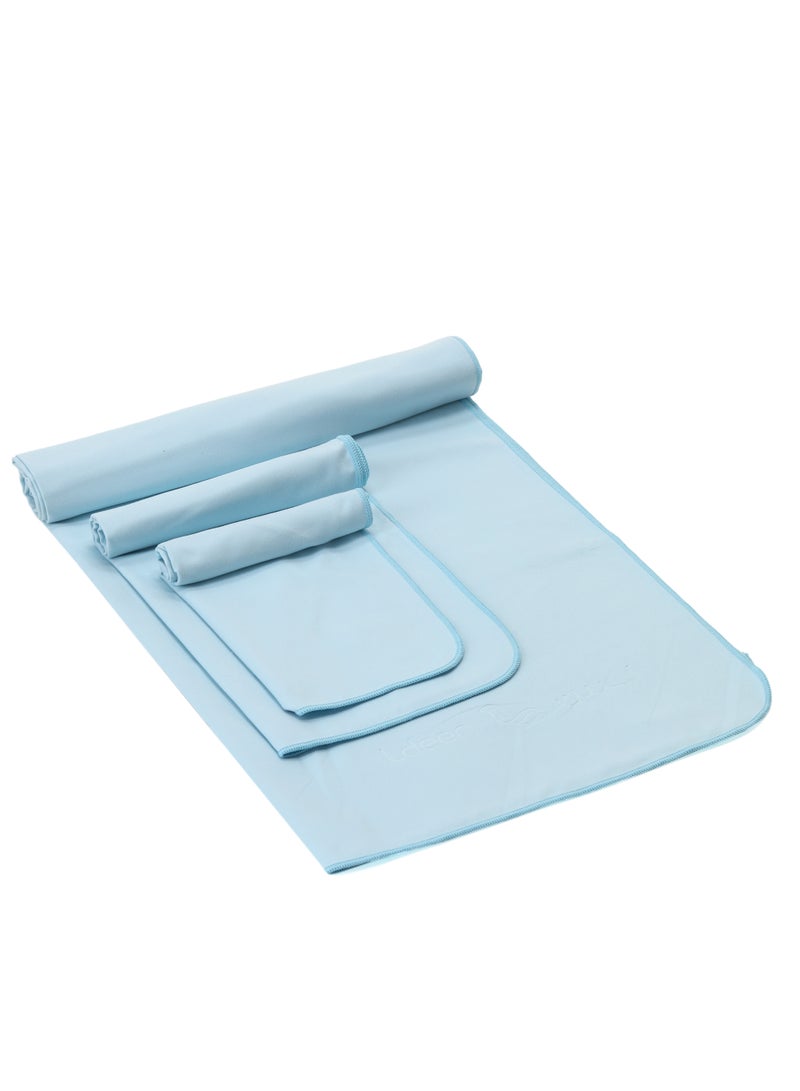 لدين طقم المناشف المطورة - سماوي - Image 1