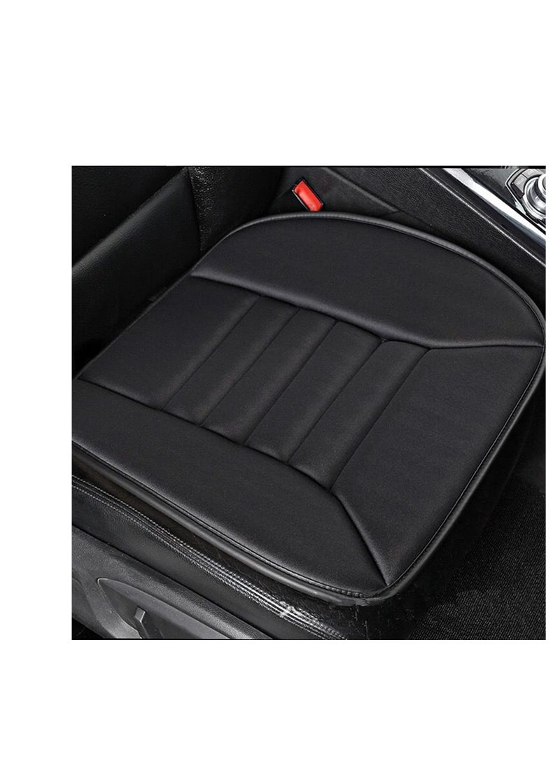 SOLARAE Car Seat Cushion Pad Memory Foam Seat Cushion for Car Driver Seat Cushion with Non Slip Bottom Seat Protector Cushion for CarOfficeHome Use, Black - Image 1