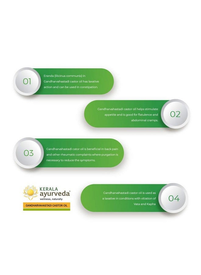 Kerala Ayurveda زيت الخروع غاندارفاهاستادي من كيرالا أيورفيدا 100 مل - Image 5