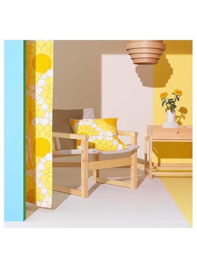 إيروريكس غطاء وسادة أصفر 50X50 سم - Image 2