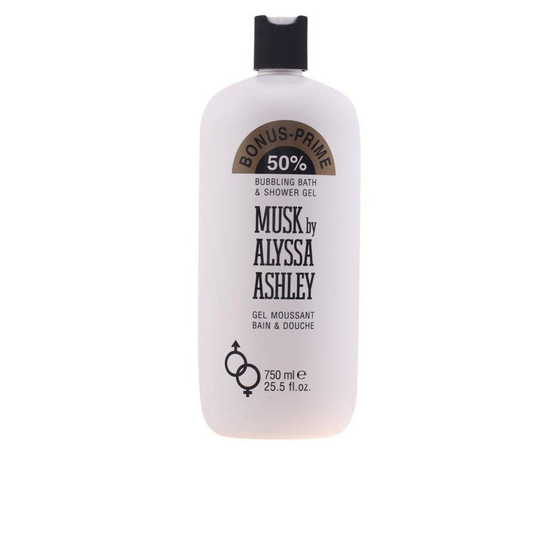 ALYSSA ASHLEY جل الاستحمام والشاور من أليسا آشلي مسك  جل الاستحمام لغسل الجسم للنساء  جل غسل الجسم للرجال  معطر بالياسمين والسوسن  255 أونصة