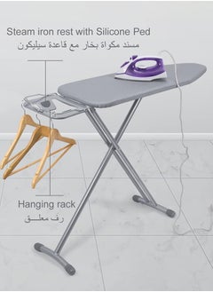 Cady One Ironing board with heat-resistant cover, grey, Fabric size 102 x 33 cm  - Image 3