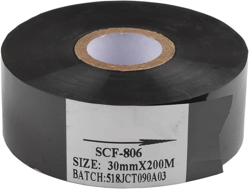 شريط الطابعة الأسود لآلة ترميز التاريخ HP 241 DY 8 مقاس 30 مم × 200 م - Image 3