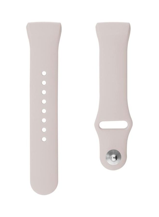 NIBEMINENT Solid Color Silicone Strap A For Fitbit Charge 3 22mm Pink - Image 2