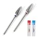 GUGUMO 332 5 in 1 Professional Carbide Nail Drill Bits Sets with Case 2 Pack Tungsten Safety Drill Bits Tech Cuticle Bit Fast Remove for Manicurist Nail Salon Manicure Pedicure Gel Polishing Round Head - Image 2