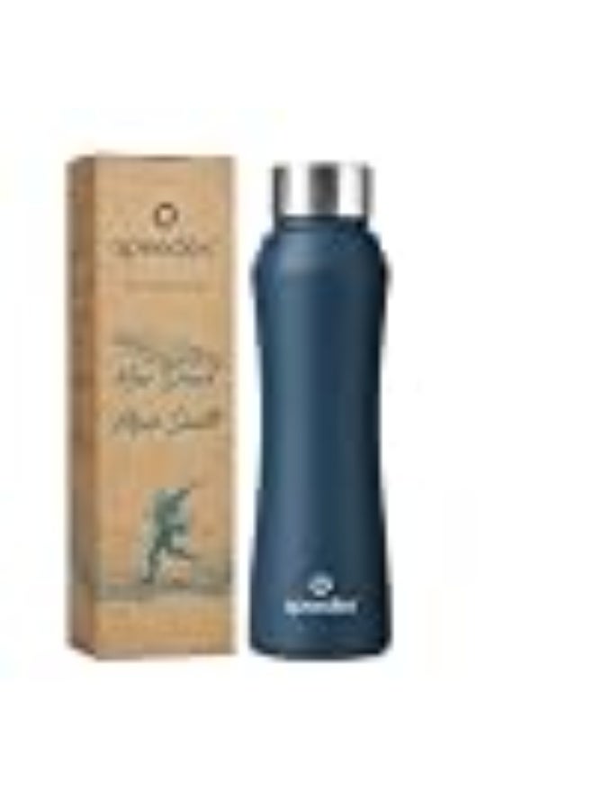 Speedex Stainless Steel Water Bottle 1 Ltr, Leak Proof Screw Cap, BIS Approved 1000 ml Metal Bottle For Daily, Office, School, Gym, Travel Use for Men, Women, Kids, Adults, Teal Blue, Set of 1 - Image 1