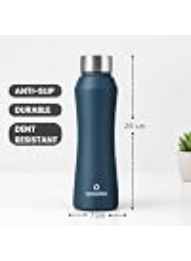 Speedex Stainless Steel Water Bottle 1 Ltr, Leak Proof Screw Cap, BIS Approved 1000 ml Metal Bottle For Daily, Office, School, Gym, Travel Use for Men, Women, Kids, Adults, Teal Blue, Set of 1 - Image 4