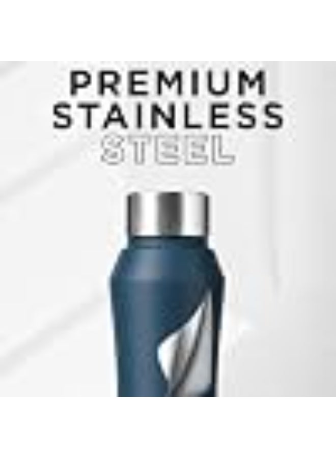Speedex Stainless Steel Water Bottle 1 Ltr, Leak Proof Screw Cap, BIS Approved 1000 ml Metal Bottle For Daily, Office, School, Gym, Travel Use for Men, Women, Kids, Adults, Teal Blue, Set of 1 - Image 3