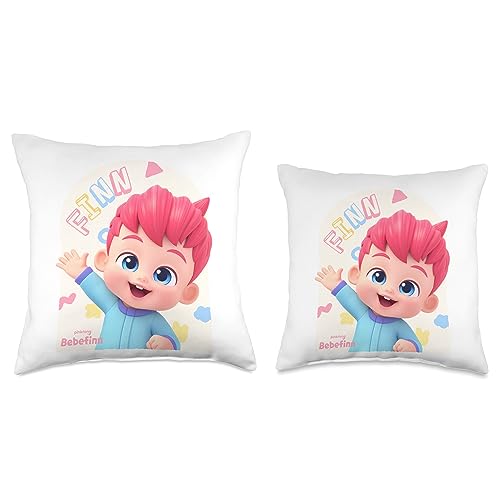 Pinkfong Bebefinn Official Throw Pillow Throw Pillow - Image 3