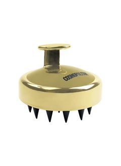 Cosmopolitan Cosmopolitan Ergonomic Wet/Dry Scalp Massager, Gold (VRD928982375) 