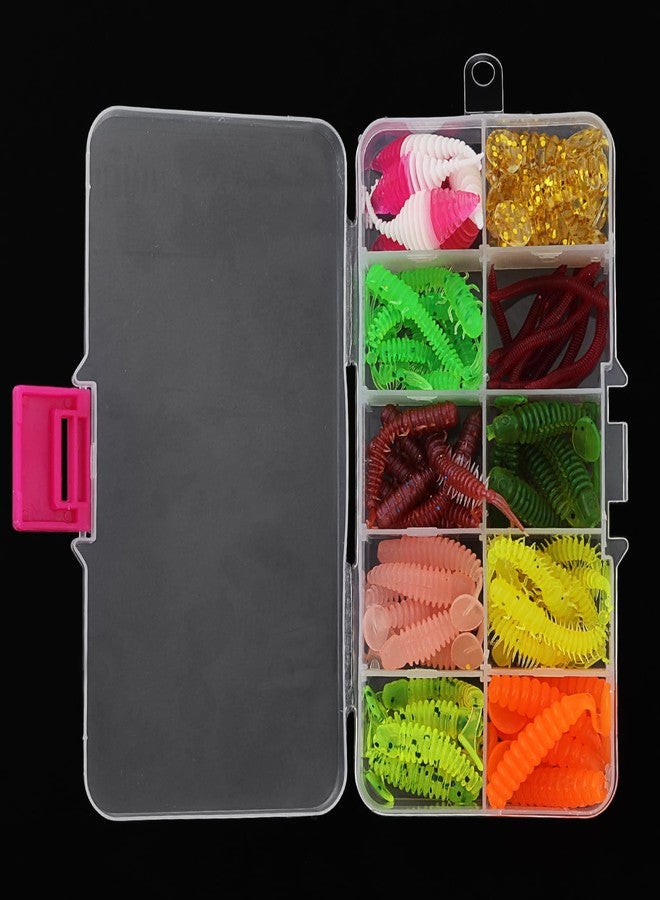 OriGlam 68pcs Fishing Topwater Lures Kits Mixed Artificial Baits Tackle Box, Soft Plastic Fishing Lures Baits Including Soft Worm Centipede for Bass Trout Walleye - Image 4