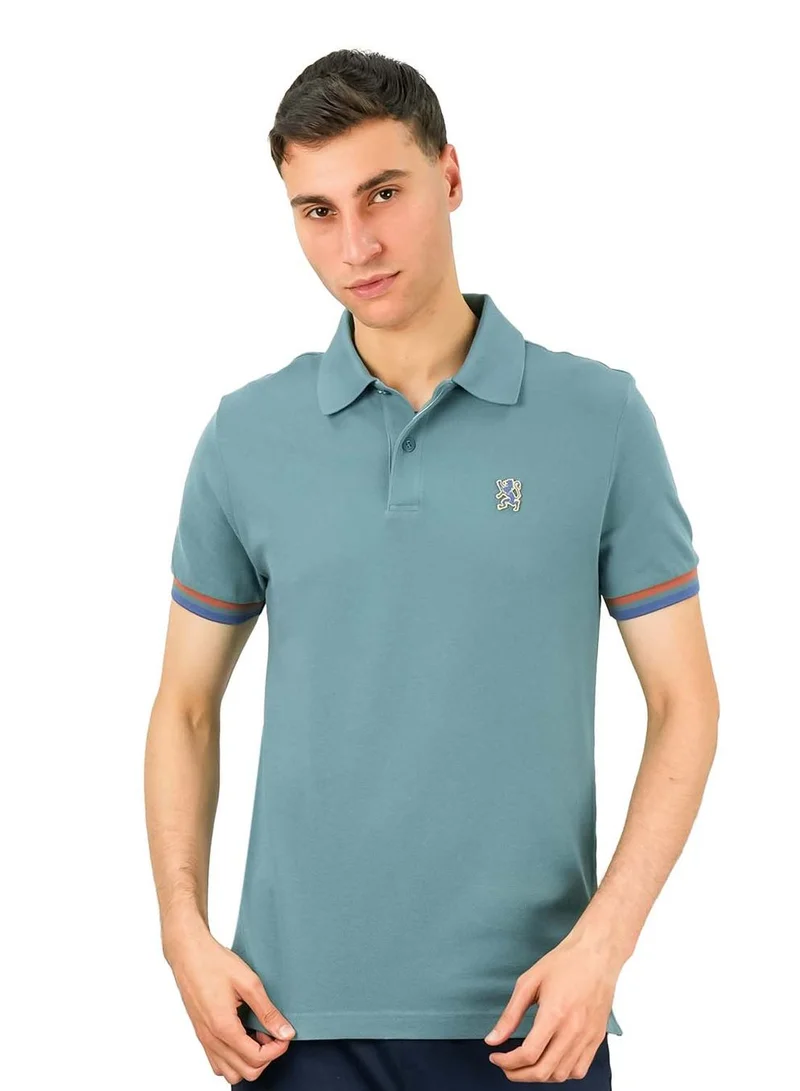 Men's Performance Polo: Classic Piqué, Tipped Collar, Embroidered Detail