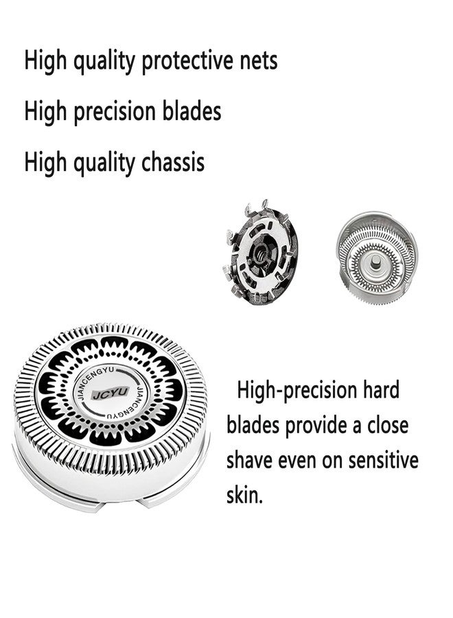 Tomorrow will be better SH60 Replacement Heads Compatible with Philips Norelco Series 6000 Replacement Heads Blades for S6880/81 S6810/82 S6850/85, 3Pack - Image 4