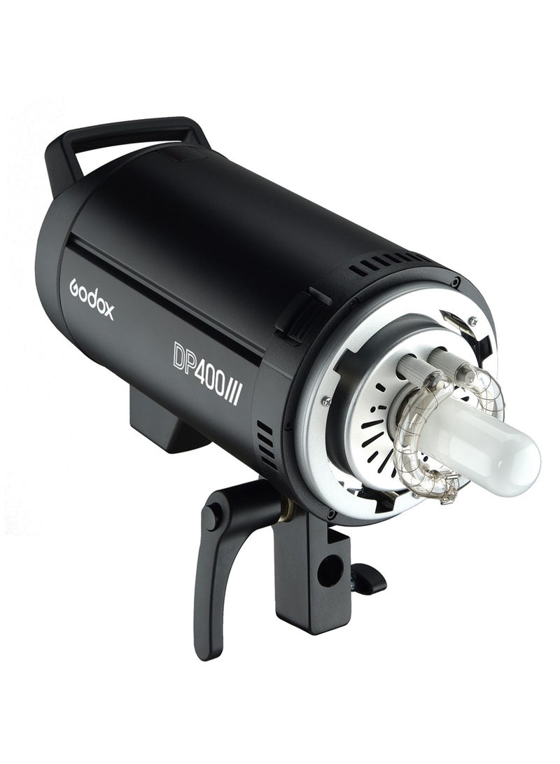 جودوكس إضاءة فلاش استوديو احترافية DP400III بقدرة 400 وات، نظام مزود بتقنية الواي فاي 2.4G، إضاءة ستروب مع قاعدة بوينز، درجة حرارة لون 5600K، لقطات تصوير فوتوغرافي لحفلات الزفاف، البورتريه، الأزياء، والإعلانات. - Image 2