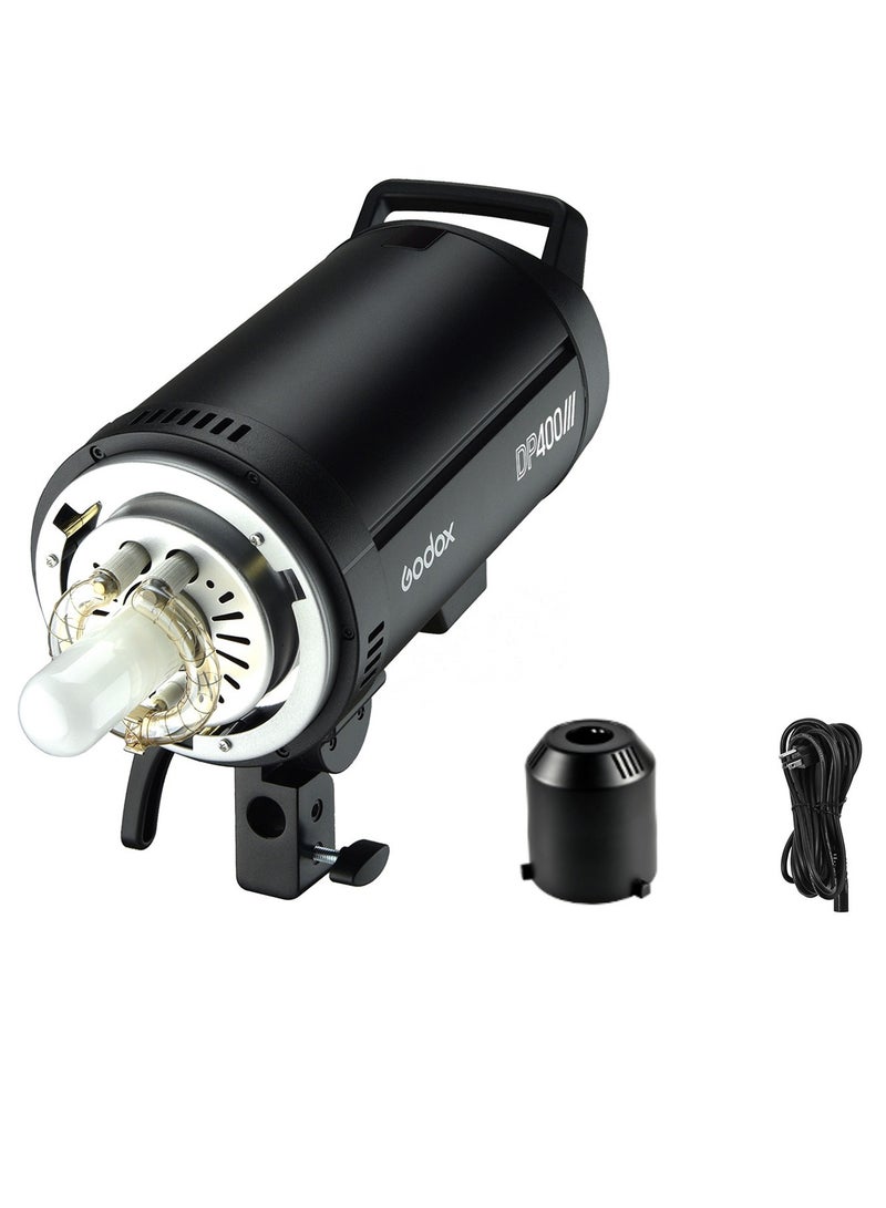جودوكس إضاءة فلاش استوديو احترافية DP400III بقدرة 400 وات، نظام مزود بتقنية الواي فاي 2.4G، إضاءة ستروب مع قاعدة بوينز، درجة حرارة لون 5600K، لقطات تصوير فوتوغرافي لحفلات الزفاف، البورتريه، الأزياء، والإعلانات. - Image 3