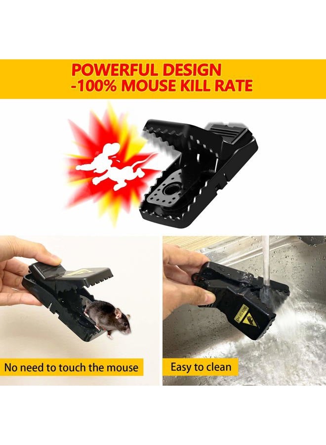 DR CATCH Mouse Traps,Small Mice Traps That Work, Humane Mouse Traps with Detachable Bait Cup, Mouse Catcher Quick Effective - 6 Pack - Image 5