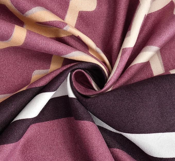 VIVEA RESERVE 144 TC غطاء مرتبة جلاس كوتون مطاطي مقاس كينج سرير مزدوج مع 2 كيس وسادة - 72 × 78 غطاء مرتبة مطاطي مقاس كينج - Image 5