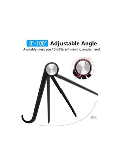 X spring Desk Cell Phone Stand Office Phone Holder Foldable Mobile Phone Stand Portable Desktop Phone Stand Phone Holder For Desk Compatible With 4 To 7.9 Inch Smartphones And Tablets  - Image 3