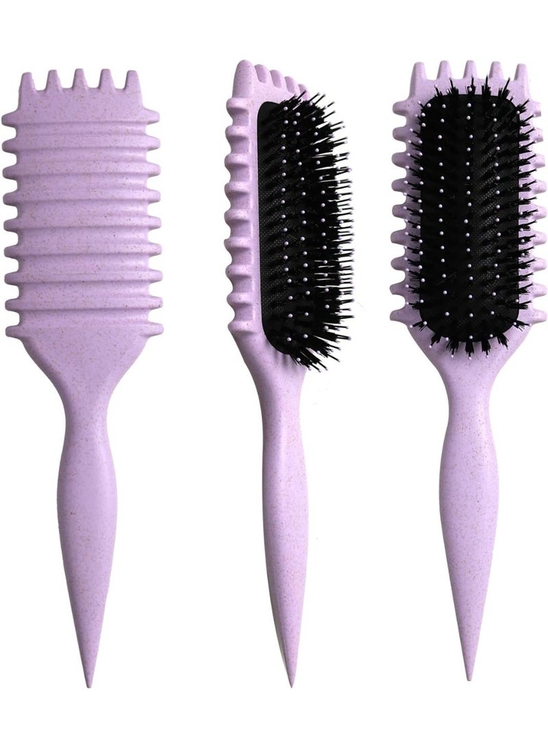 KIKI Brush, Curly Hair Brush Styling, Wet & Dry Detangler Hair Brush, The Essential Tool For Shaping & Styling Your Curls - Image 1