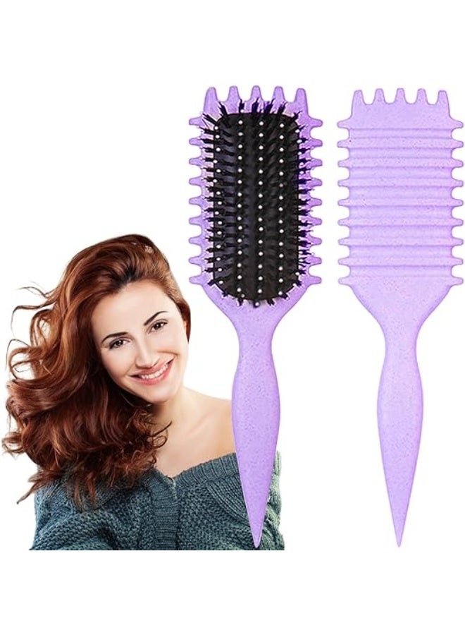 KIKI Brush, Curly Hair Brush Styling, Wet & Dry Detangler Hair Brush, The Essential Tool For Shaping & Styling Your Curls - Image 5