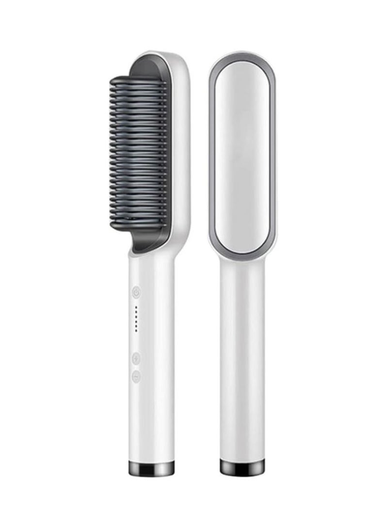 DubaiGallery Electric Straightener with 5 Temperature Control Hair Straightener For Women Hair Comb Straightener AA-23, Hair Straightner Brush, Hair Straightener Brush  - Image 1
