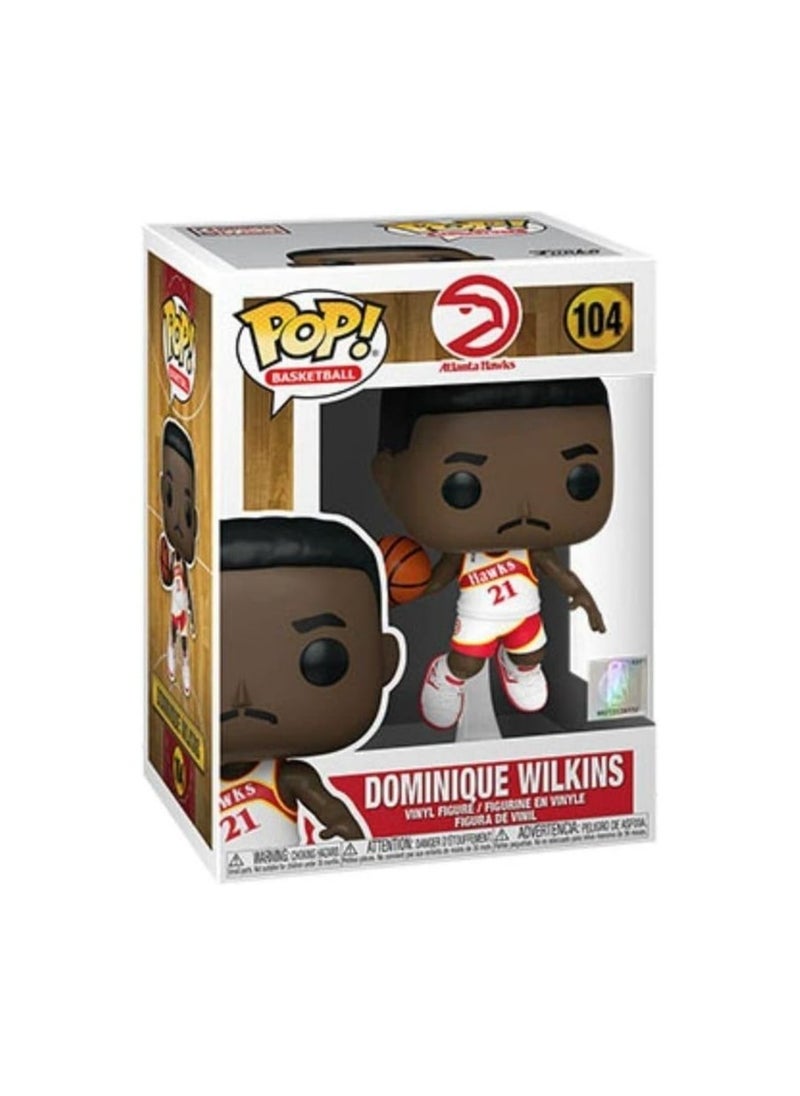 Funko Funko Pop Nba Legends Dominique Wilkins​​ (Hawks Home) Action Figure  - Image 1