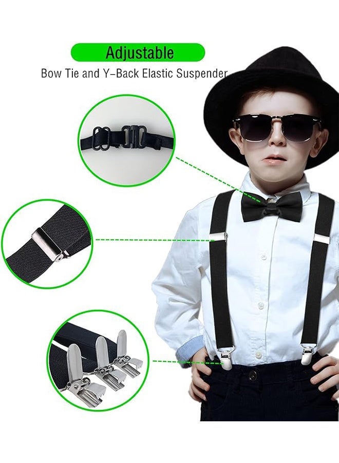 Unewshi Old Man Wig for Boys, Grandpa Costume with Grey Mustache for Kids, 100th Day of School Costume Accessories, Grandpa Costume (White) - Image 3