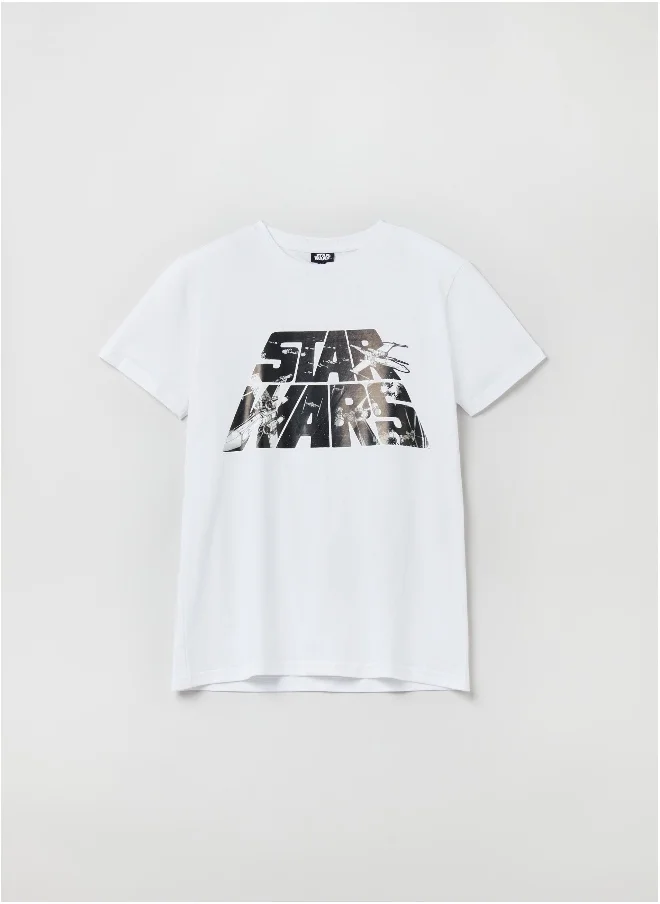Ovs OVS Star Wars Print Cotton T-Shirt