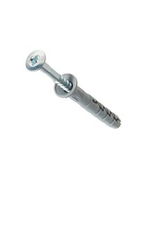 Ambersil Rawlplug R-FX-N-06L040 Nylon Hammer Fixing Screw Countersunk Head with Fisher - 6x40mm -100 Nos  - Image 1