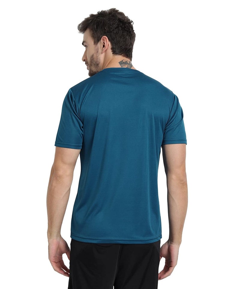 FTX Men's Dri-Fit Round Neck T-Shirt Combo - Pack of 3 (Black, Airforce Blue, Light Grey - 723_2-723_5-723_7) - Image 4