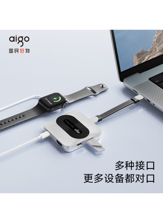 aigo Tb Portable Solid State Drive Large Capacity Magnetic Storage Expansion All-in-one 8-in-1 Read/write Same Speed - Image 3