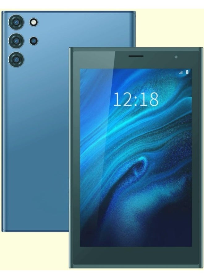 REBENUO CM522 Tablet a screen7inch screen size supports 5G LTE connection Compatible BUILT IN 6GB RAM 128GB BUILT IN MEMORY With Android Quad-Core Processor Wifi Supported Face Unlock Tablet PC (Blue) - Image 1