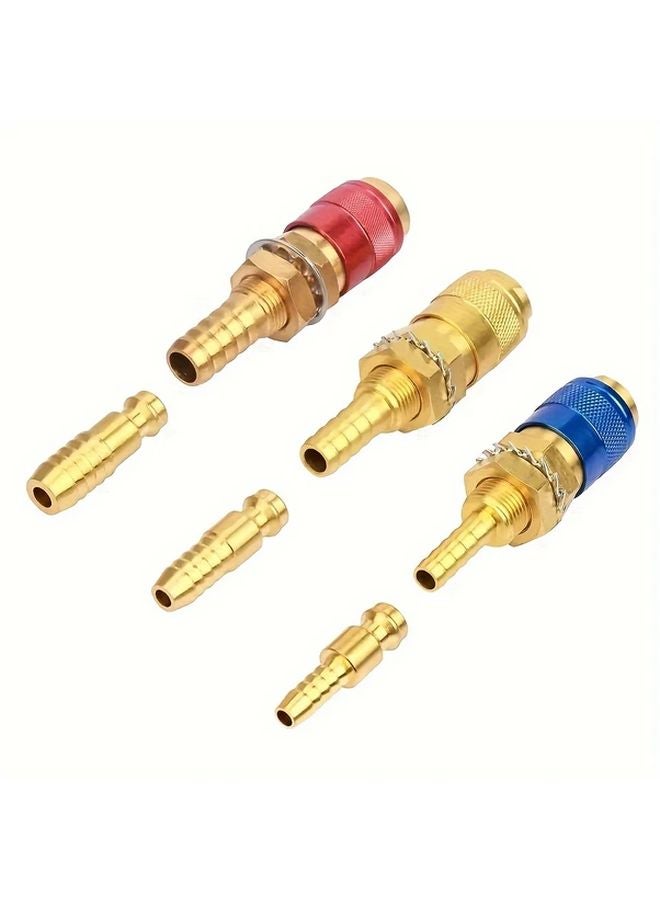 2Pcs 8mm Welding Machine Water Tank Hose Quick Connector Set - Image 5