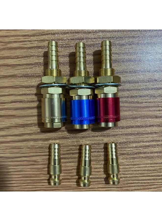 2Pcs 8mm Welding Machine Water Tank Hose Quick Connector Set - Image 3