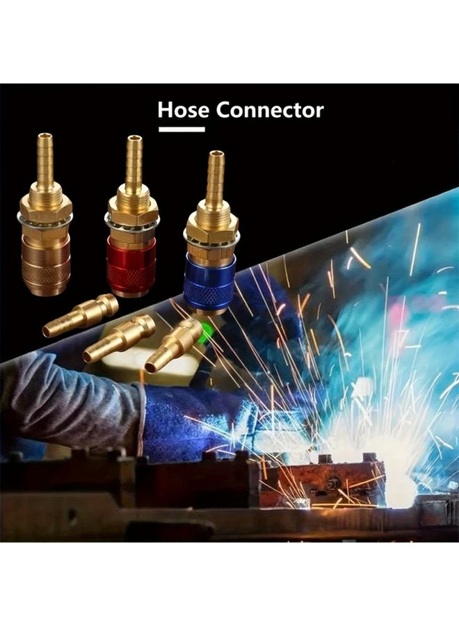 2Pcs 8mm Welding Machine Water Tank Hose Quick Connector Set - Image 2