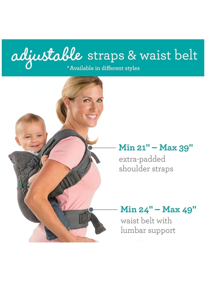 Ru syanl Advanced 4-in-1 Baby Carrier - Ergonomic Convertible Face-in and Face-Out Front and Back Baby Carrier for Newborn to Toddler 4-15kg  - Image 3
